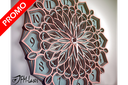 Mandala Wall Clock